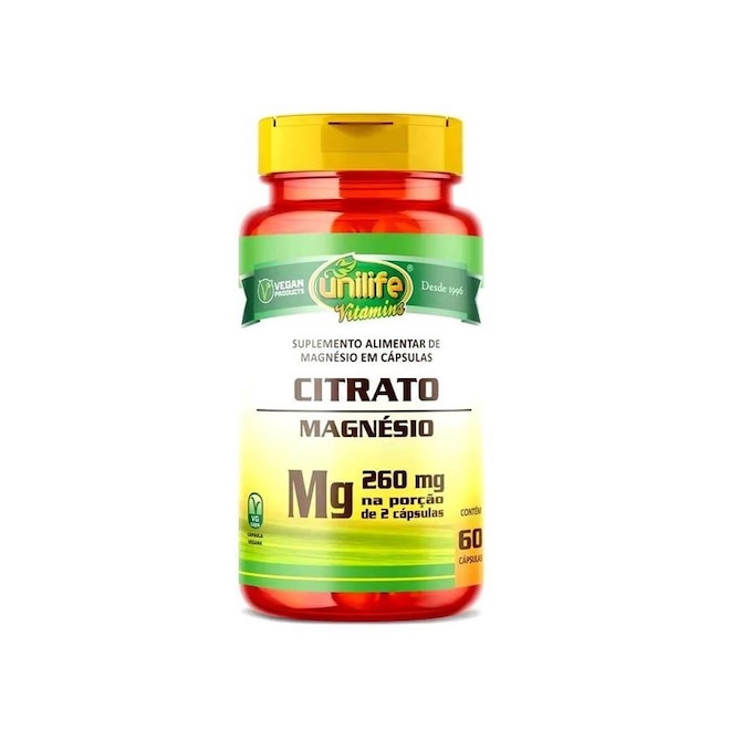 Magnesio Citrato 60 Caps 700mg - Unilife - Foto 1