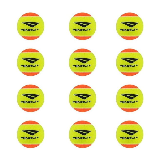 Kit Bolas Beach Tennis Penalty XXII Stage 2 - 12 Unidades - Foto 1