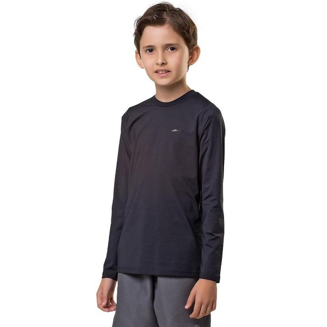 Camiseta Térmica Manga Longa Infantil Proteção UV50+ Summersun Elite - Unissex - Foto 1