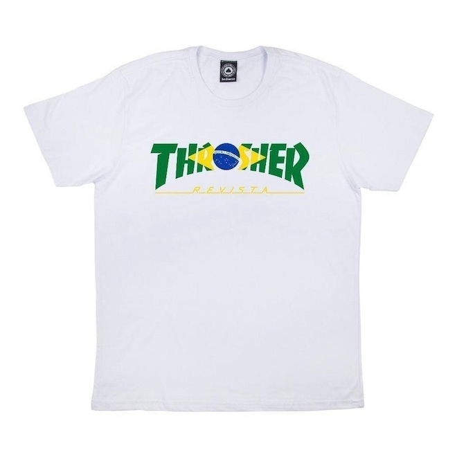 Camiseta Thrasher Brazil - Masculina - Foto 1