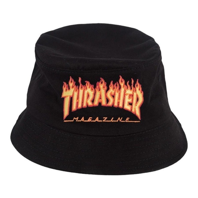 Chapéu Bucket Thrasher Flame Logo - Thrasher - Foto 1
