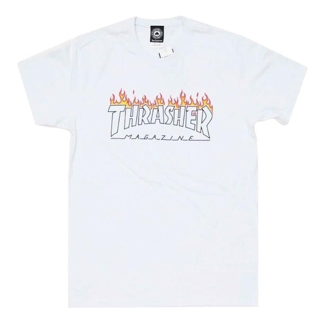 Camiseta Thrasher Schorched - Masculina - Foto 1