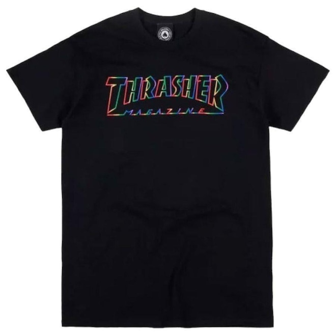 Camiseta Thrasher Spectrum - Masculina - Foto 1