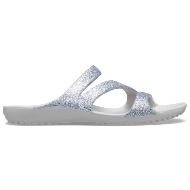 Sandália Crocs Kadee Ii Glitter Sandal W - Feminino - Foto 1
