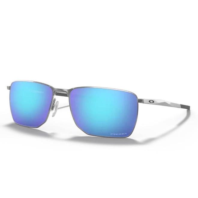 Óculos de Sol Unissex Oakley Ejector Satin Chrome - Foto 1