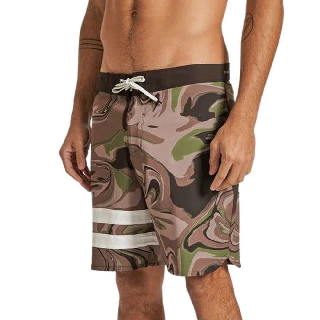 Bermuda Hurley Phantom Block Party Camuflada - Masculina - Foto 1