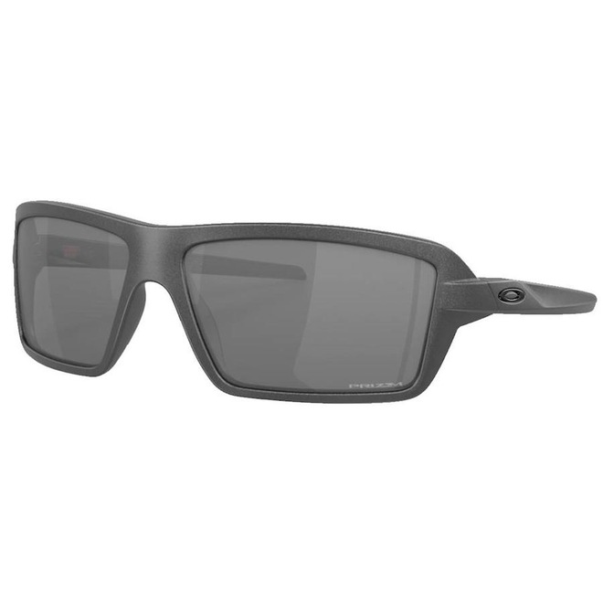 Óculos de Sol Unissex Oakley Cables Steel Prizm Black - Foto 1