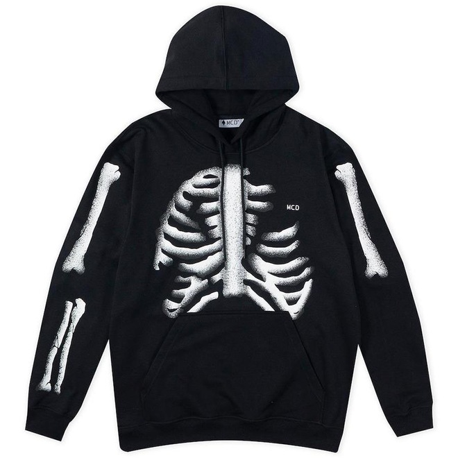 Blusão de Moletom com Capuz MCD Canguru Huesos WT23 - Masculino - Foto 1