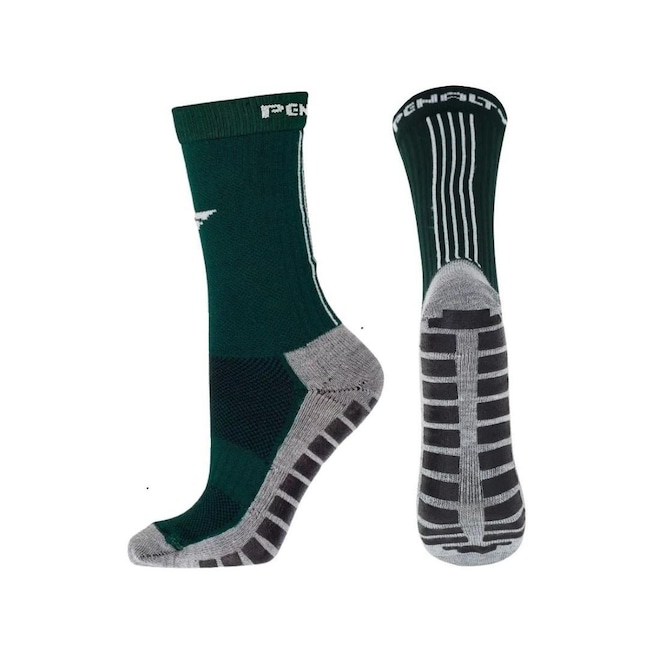 Meia Penalty Cano Alto Antiderrapante Grip - Adulto - Foto 1