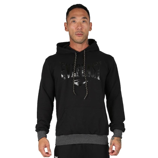 Blusão de Moletom Everlast Canguru Basic - Masculino - Foto 1