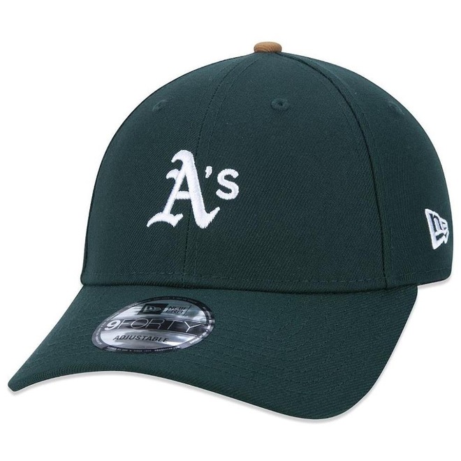 Boné New Era 940 Snapback Oakland Athletics MLB Aba Curva - Foto 1