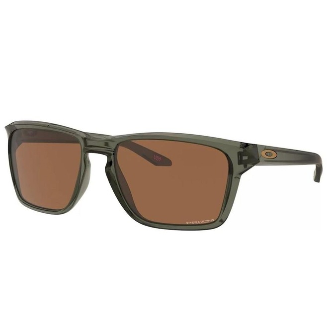 Óculos de Sol Unissex Oakley Sylas Olive Ink Prizm Tungsten - Foto 1