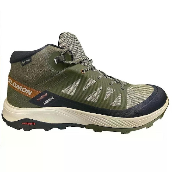 Bota Salomon Outrise Mid GTX - Masculina - Foto 1