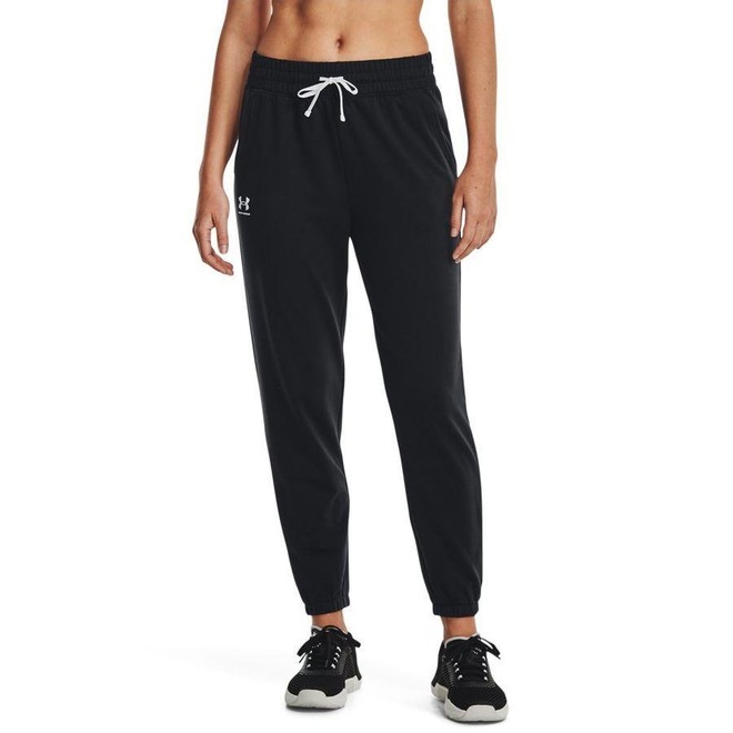 Calça Jogger Under Armour Rival Terry - Feminina - Foto 1