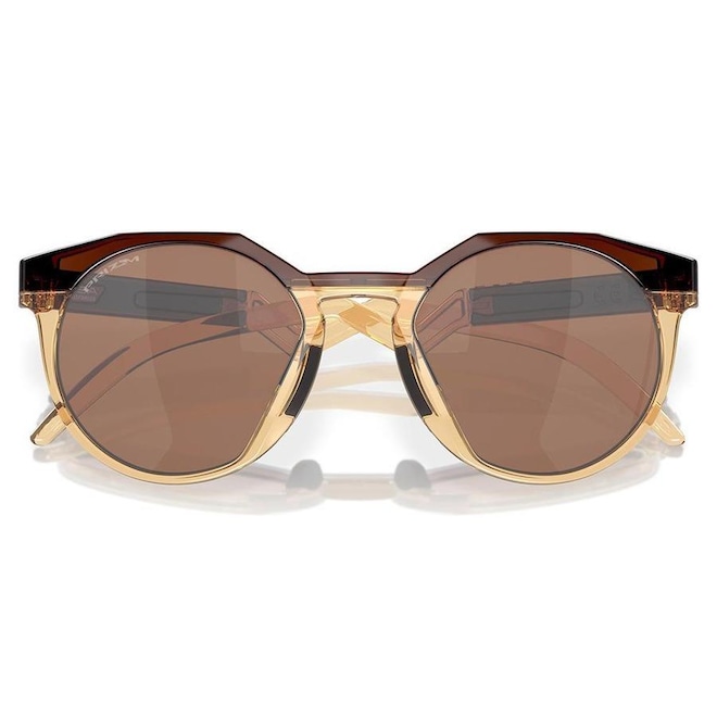 Óculos de Sol Unissex Oakley Hstn Mbappé Dark Amber/Light Curry - Foto 1
