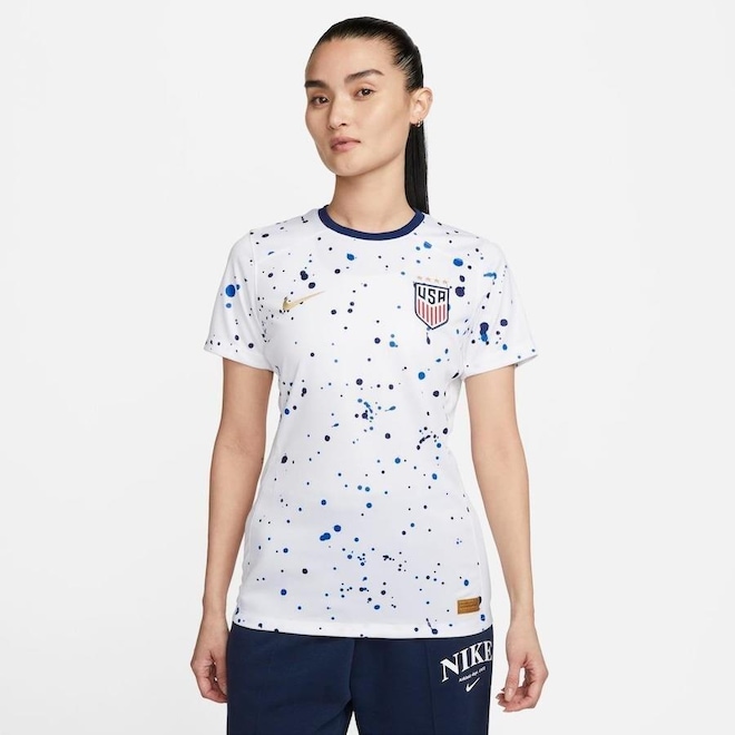 Camisa Estados Unidos Nike I 2023/24 Torcedora Pro - Feminina - Foto 1