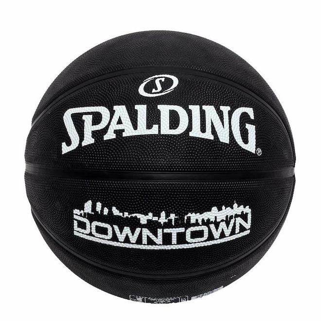Bola de Basquete Spalding Downtown Black - Masculina - Foto 1