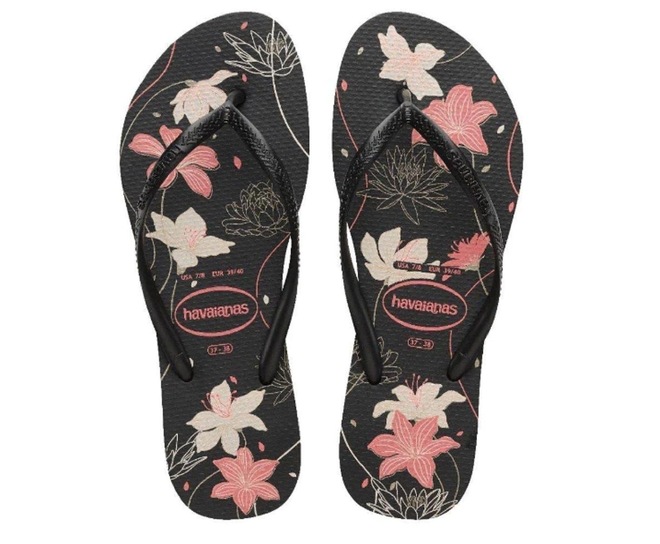 Chinelo Havaianas Feminino Slim Organic - Foto 1