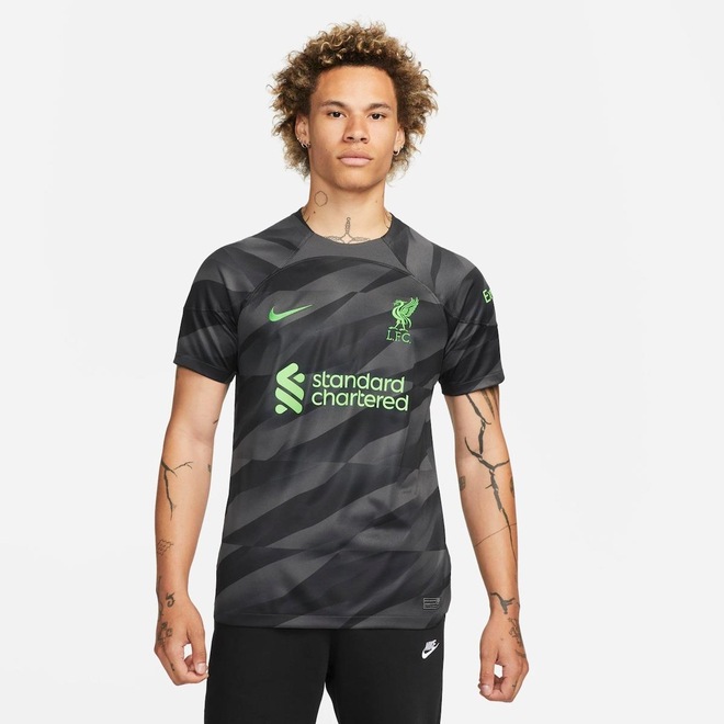 Camisa de Goleiro Liverpool 2023/24 Torcedor Pro Nike - Masculina - Foto 1