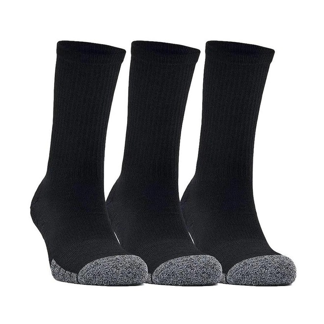 Meia Cano Alto Under Armour Packheatgear Crew com 3 Pares - Masculina - Foto 1