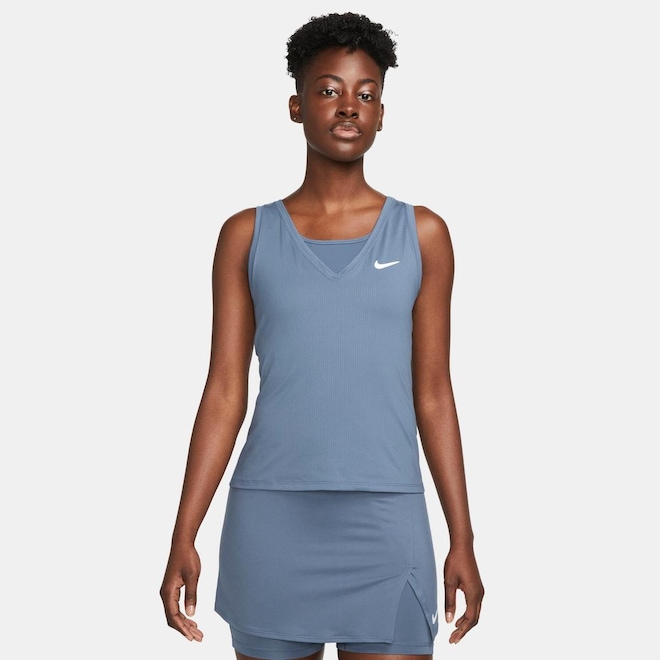 Camiseta Regata Nikecourt - Feminina - Foto 1
