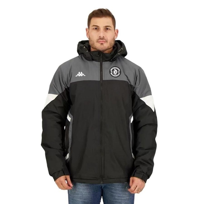 Jaqueta Parka do Vasco da Gama Kappa Dobby - Masculina - Foto 1
