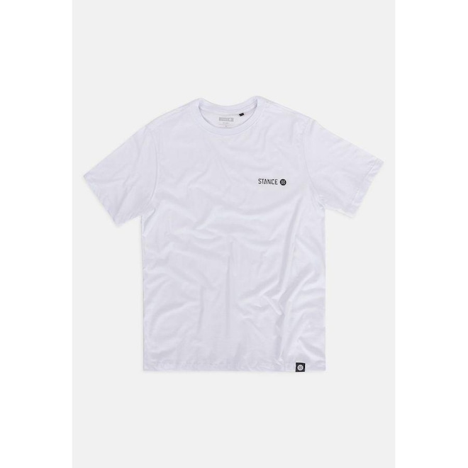Camiseta Stance Estampa Logo Mini - Masculina - Foto 1