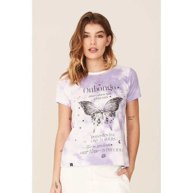 Camiseta Onbongo Estampada - Feminina - Foto 1