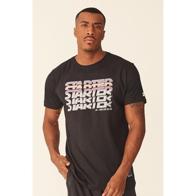 Camiseta Starter Estampada - Masculina - Foto 1