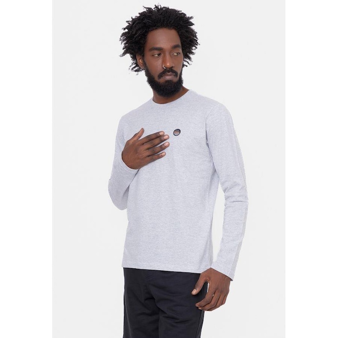 Camiseta Fatal Manga Longa Fashion Basic - Masculina - Foto 1