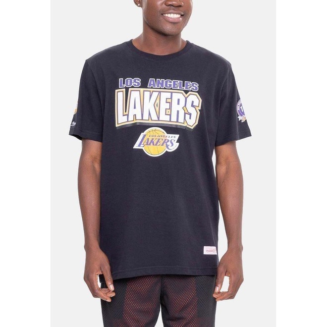 Camiseta Mitchell & Ness Nba Champions Los Angeles Lakers - Masculina - Foto 1