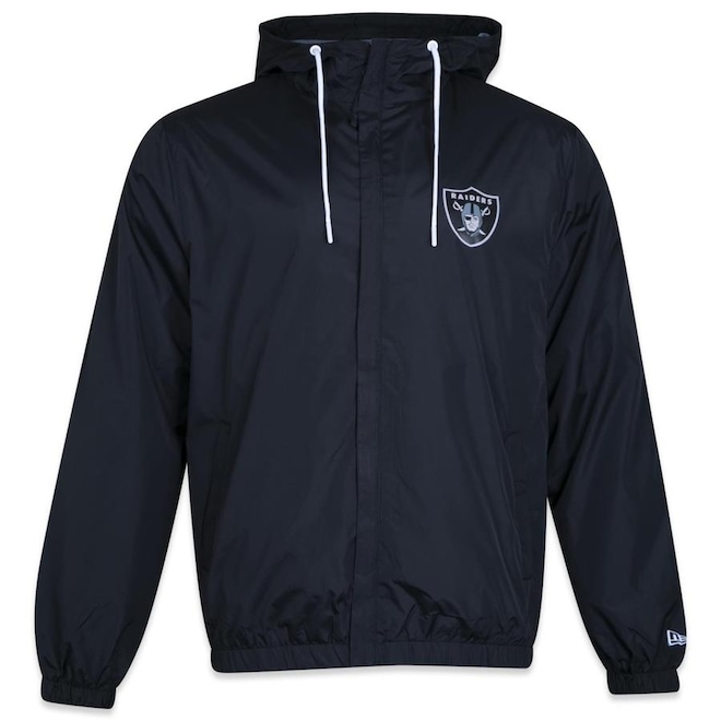 Jaqueta Corta Vento New Era Windbreaker NFL Las Vegas Raiders - Masculino - Foto 1