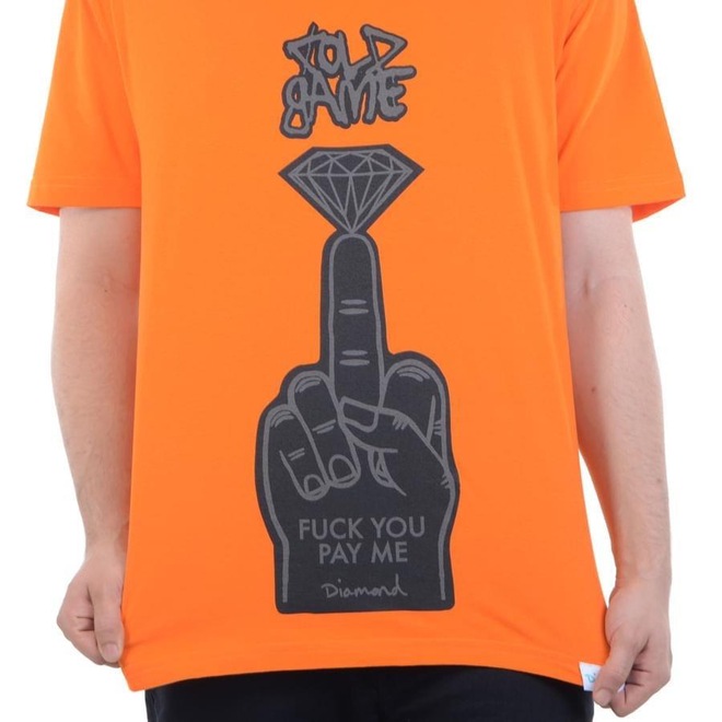 Camiseta Diamond Pay Me Diamond - Masculina - Foto 1