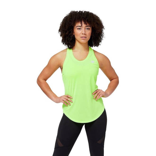 Camiseta Regata New Balance Accelerate - Feminina - Foto 1