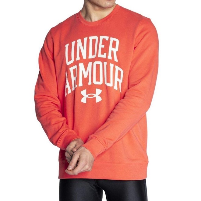 Blusa Under Armour Masculina Rival Terry Crew - Foto 1