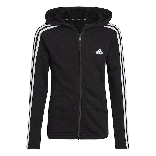 Jaqueta com Capuz adidas Essentials - Infantil - Foto 1