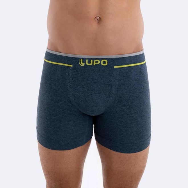 Cueca Boxer Lupo sem Costura - Masculina - Foto 1
