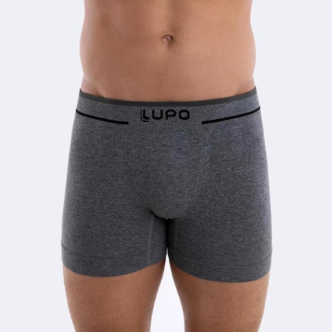 Cueca Boxer Lupo sem Costura - Masculina - Foto 1
