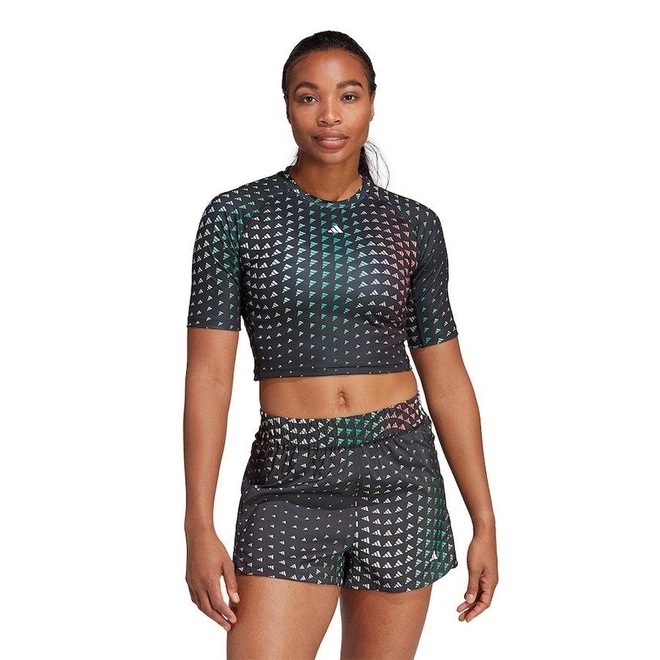 Blusa Cropped adidas Brand Love - Feminina - Foto 1