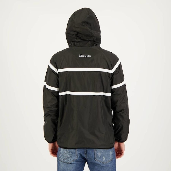 Jaqueta Kappa Corta-Vento Logo Sport - Masculina - Foto 1