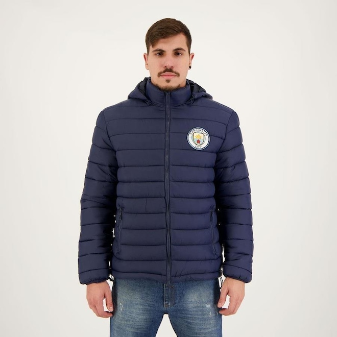 Jaqueta Manchester City Padding I SPR - Masculina - Foto 1