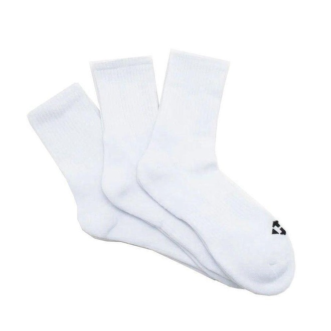 Kit Meia Hoahi 3X1 Longo Atoalhado 004Homl18097 - 3 Pares - Unissex - Foto 1