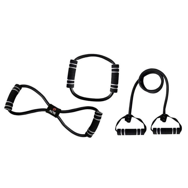 Kit de Extensores Elásticos Acte Sports Hard T21-B - Foto 1