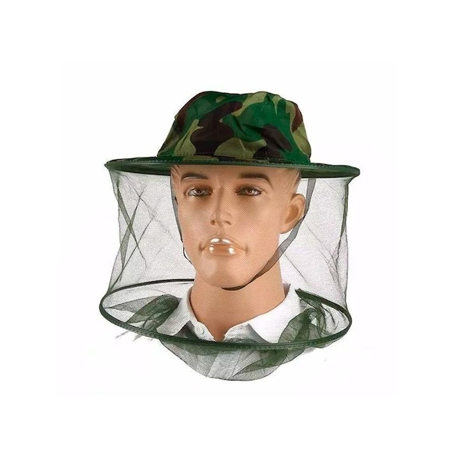 Chapéu Mosquiteiro SML Anti Mosquito - Adulto - Foto 1