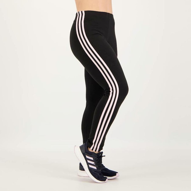 Calça Legging adidas 3 Stripes Color Block - Feminina - Foto 1