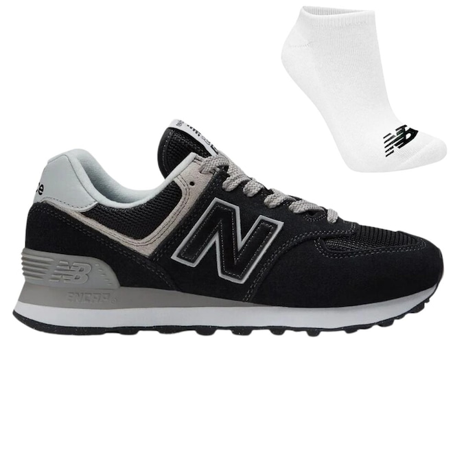 Kit Tênis New Balance 574 V2 + Meias - Masculino - Foto 1