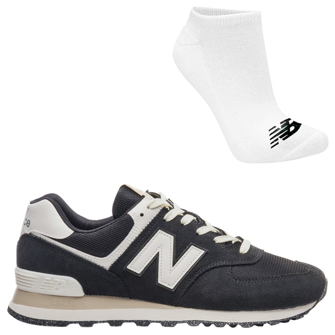Kit Tênis New Balance 574 V2 + Meias - Masculino - Foto 1