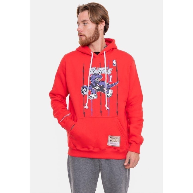 Blusão De Moletom Mitchell & Ness Name And Number Tracy Mc Grady - Masculino - Foto 1