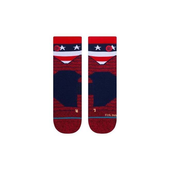 Meia Cano Alto Stance American Qtr - Unissex - Foto 1