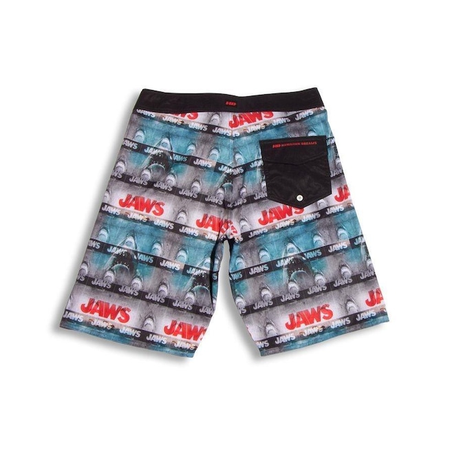Boardshort Hd Sublimado Collab Jaws - Masculina - Foto 1
